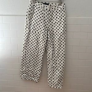 Polka dot highwaisted pants
